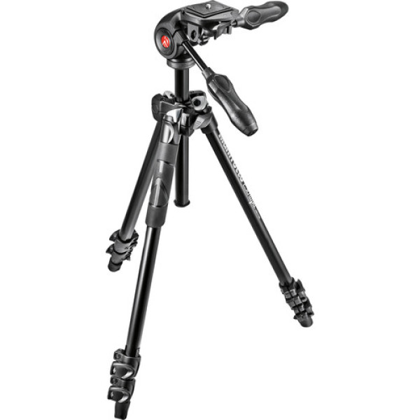 Manfrotto 290 Light штатив алюм. 3 секц. з головою 293D3