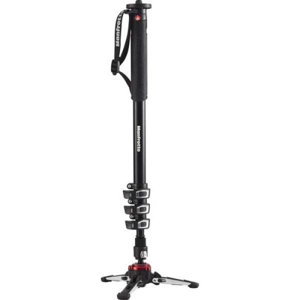 Manfrotto XPRO Відеомонопод алюм. 4секц. з FLUIDTECH базою