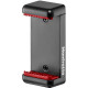 Manfrotto Міні-штатив, чорний, з універсальним затиском для смартфона
