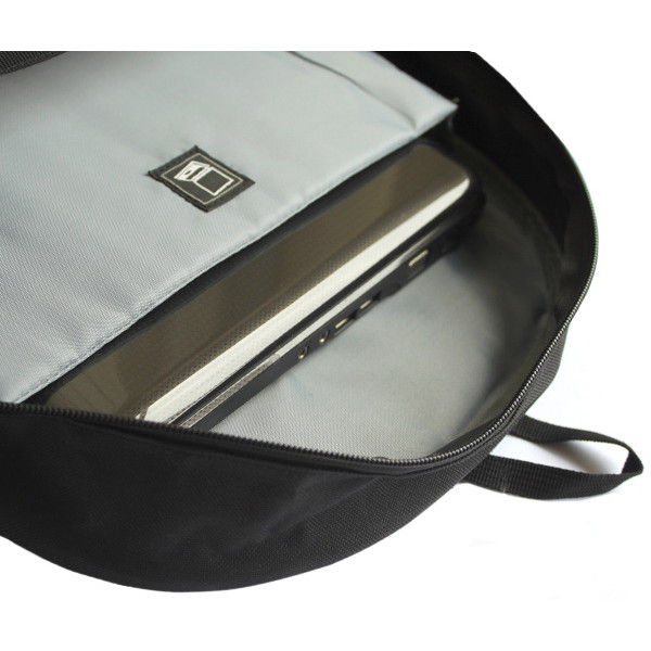 Рюкзак для ноутбука 15.6"-16" D-LEX, поліестер, чорний LX-650Р-BK
