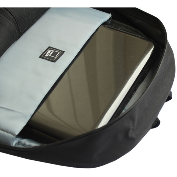 Рюкзак для ноутбука 15.6"-16" D-LEX, поліестер, чорний LX-660Р-BK