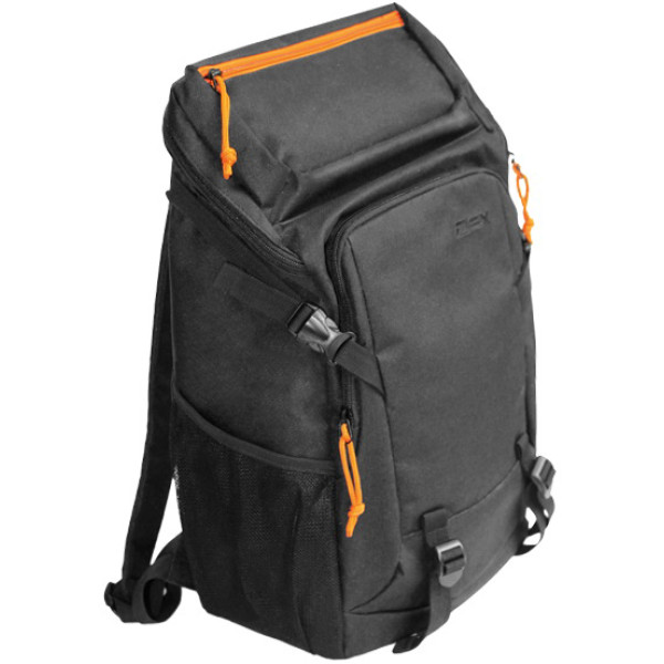 Рюкзак для ноутбука 15.6"-16" D-LEX, поліестер, чорний LX-670Р-BK