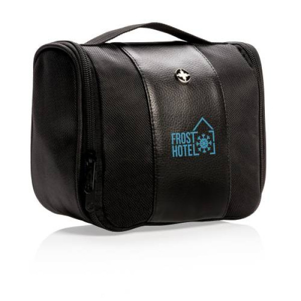 Дорожня косметичка Swiss Peak toilet bag чорна