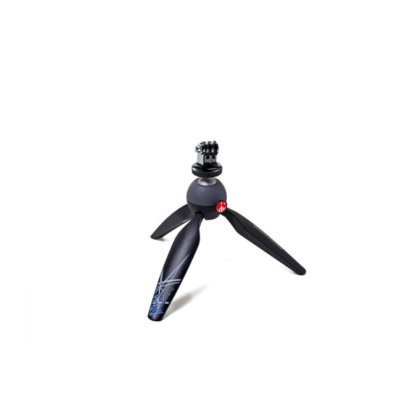 Manfrotto Міні-штатив, чорний, з адаптером кріплення для GoPro