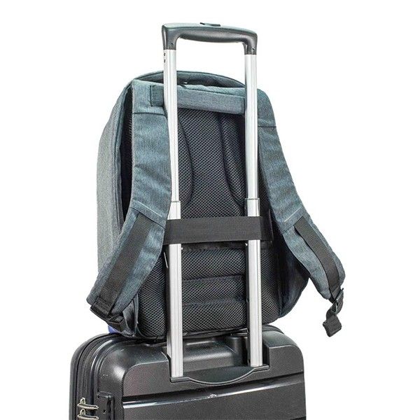 Рюкзак для ноутбука XD Design Bobby компактний антикрадіжковий Diver blue