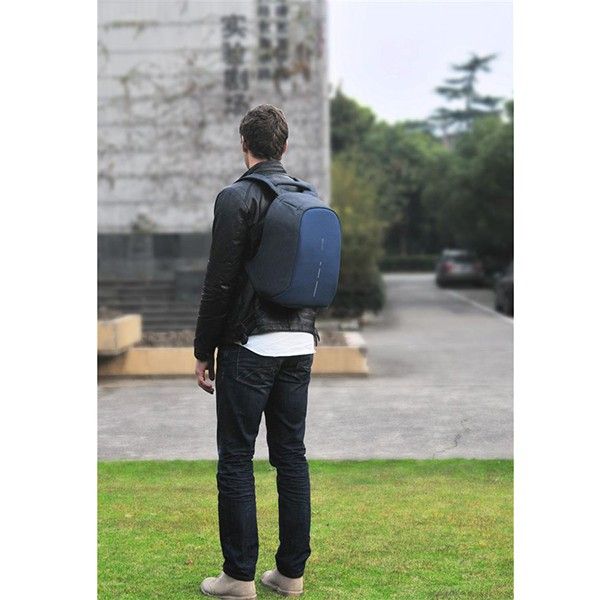 Рюкзак для ноутбука XD Design Bobby компактний антикрадіжковий Diver blue