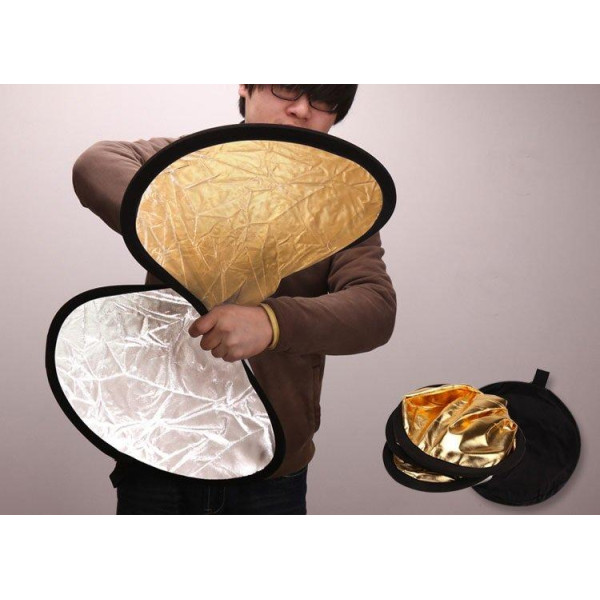 Отражатель Visico RD-020 2 в 1 gold/silver (56см)