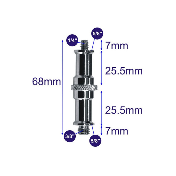 Адаптер втулка Visico М11-001 (1/4-3/8)