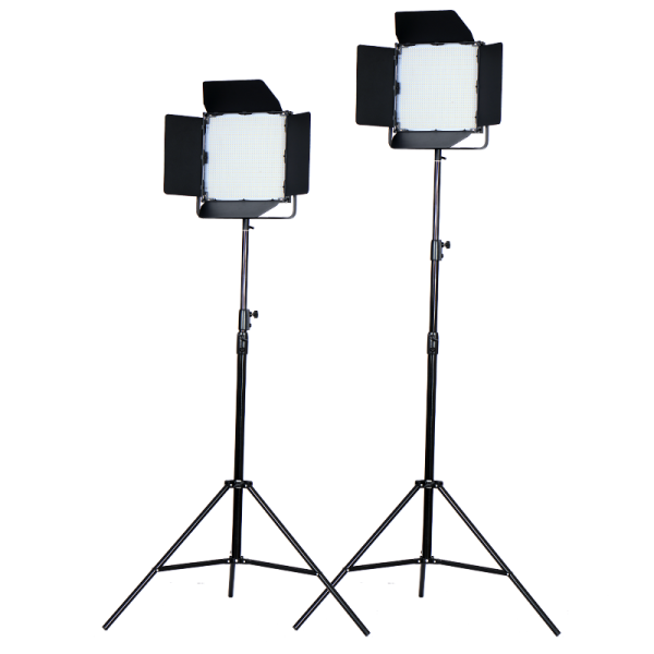 Набор LED света Tolifo 2x1190 Dimmable Ultra High Power Panel led panel kit with light stand,softbox acceccories
