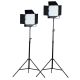 Набор LED света Tolifo 2x1190 Dimmable Ultra High Power Panel led panel kit with light stand,softbox acceccories