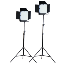 Набор LED света Tolifo Gi-King series panel led light GK-J-1190SS 150Ws 2x75W hight quality LED light kit video for broadcasting