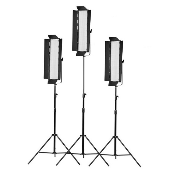 Набір LED світла Tolifo 3x2016 bi-color best led video light kit With Stands GK-J-2016SB 3-light kit