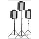 Набор LED света Tolifo GK-J-3200SS dimmable DMX512 panel control led filming light kit for Photo and Video