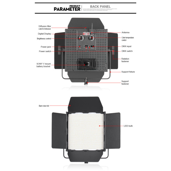 Набір LED світла Gi-King series factory Tolifo model GK-J-1040AB