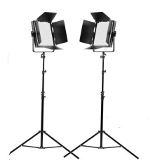 Набор LED света Tolifo Gi-King series 45W GK-J-1520AB DMX LED video light kits with tripod and wireless reomote control for studio Ra 95