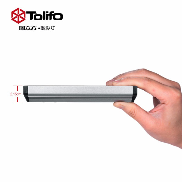 LED панель Tolifo LED Photo Light PT-15B Untra Thin Aluminum Alloy Bi Color Light