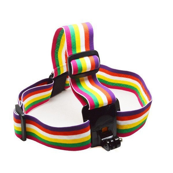 Крепление на голову Head Strap цветное (Аналог)