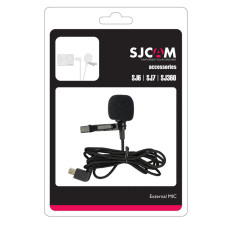 Внешний микрофон-петличка SJCAM для SJ6 / SJ7 / SJ360 (тип-A)