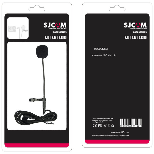 Внешний микрофон SJCAM для SJ6 / SJ7 / SJ360 (тип-B)