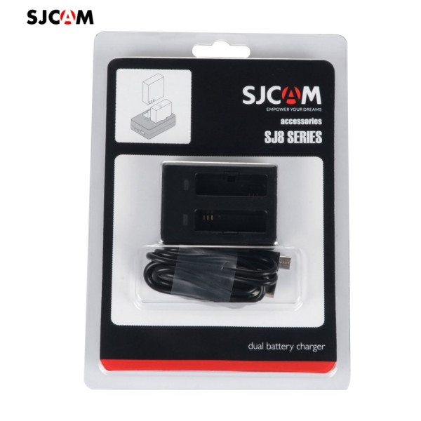 Двойное зарядное устройство для SJCAM SJ8 Pro / Plus / Air