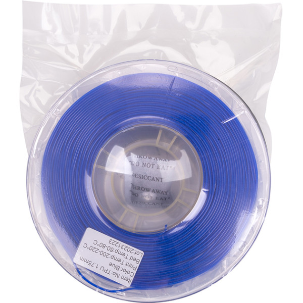 TPU-пластик PowerPlant Filament для 3D-принтера 1.75 мм 1 кг, синий