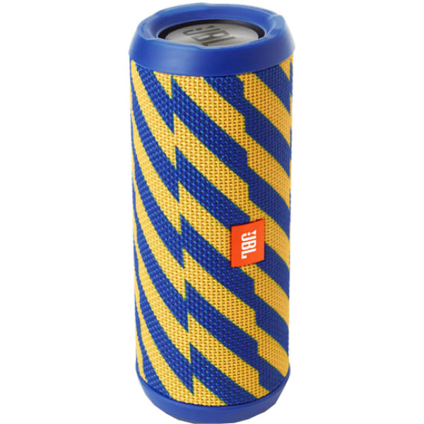 JBL Flip 4 Zap синьо-жовтий візерунок