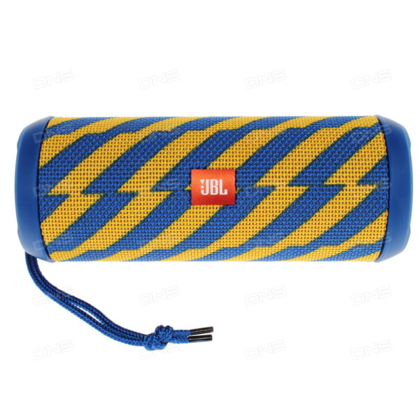 JBL Flip 4 Zap синьо-жовтий візерунок