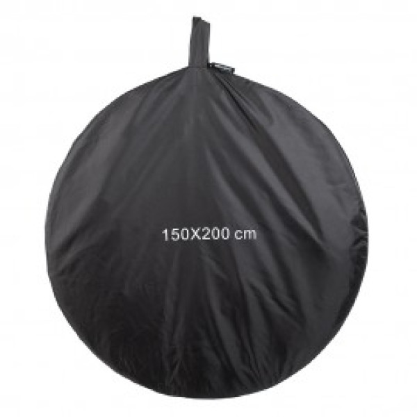 Фон пружинний Mircopro 2в1 BP-028 (чорний/білий) 150x200см