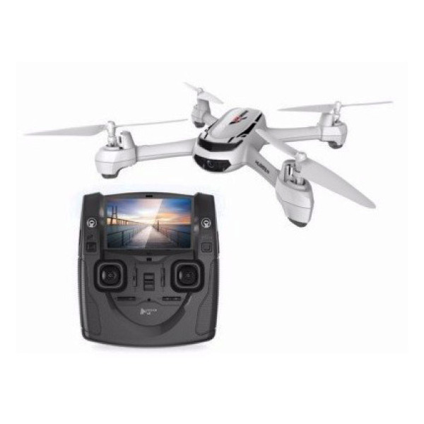 Квадрокоптер Hubsan H502S FPV c GPS монитор 4.3 белый