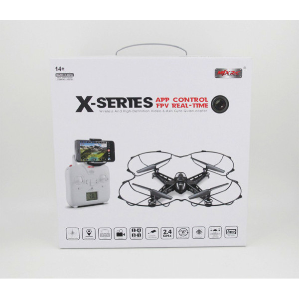 Квадрокоптер MJX X301H 310 мм HD 720p WiFi камера чорний
