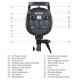 Студійний спалах Godox QS-400