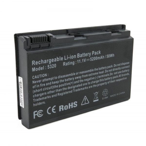 Аккумулятор ExtraDigital для ноутбуков Acer TravelMate 5320, 5200 mAh