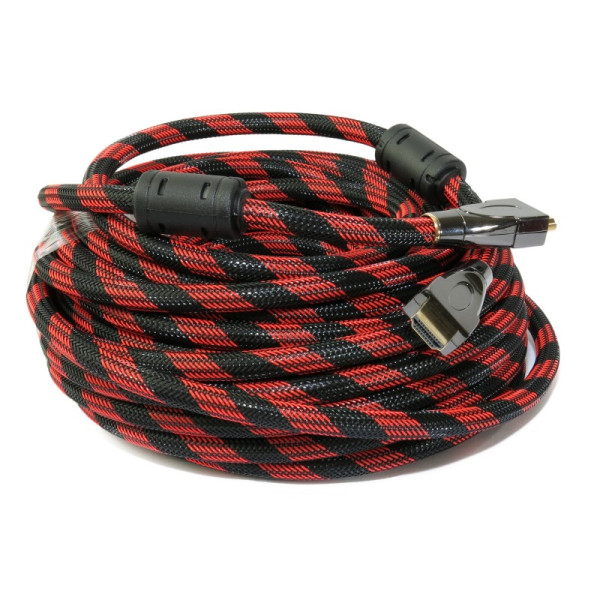 Кабель Extradigital HDMI to HDMI, 15m, v1.4b, 26 AWG, Gold, Nylon, 2xFerrites