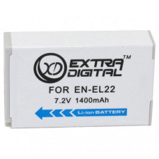 Аккумулятор ExtraDigital для Nikon EN-EL22 (1400 mAh) - BDN2683