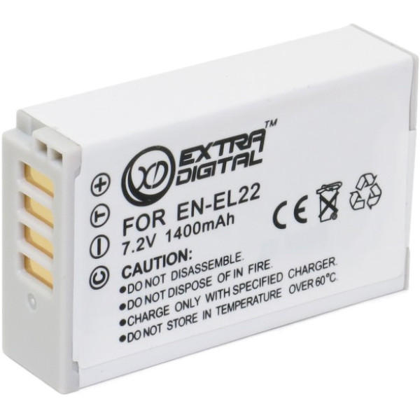 Аккумулятор ExtraDigital для Nikon EN-EL22 (1400 mAh) - BDN2683