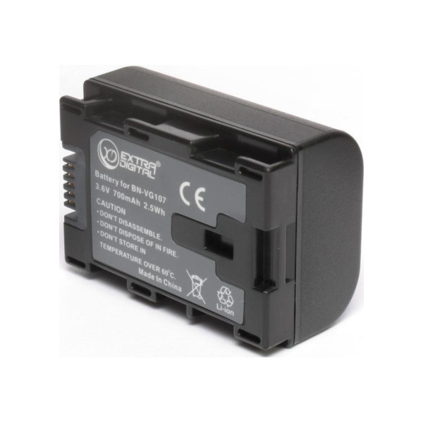 Акумулятори ExtraDigital JVC BN-VG107 (chip) (BDJ1308)