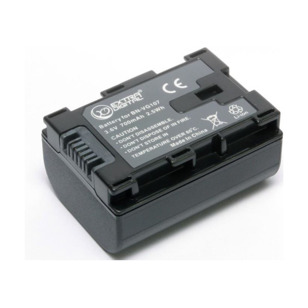 Акумулятори ExtraDigital JVC BN-VG107 (chip) (BDJ1308)
