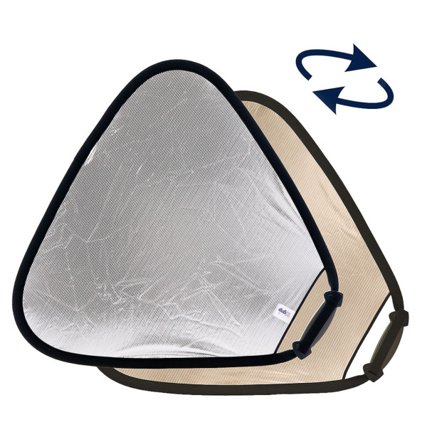 Відбивач трикутний Lastolite TriGrip 75см Sunlite/Soft Silver (3628)