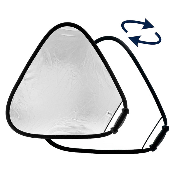Відбивач трикутний Lastolite TriGrip 75см Silver/White (3631)