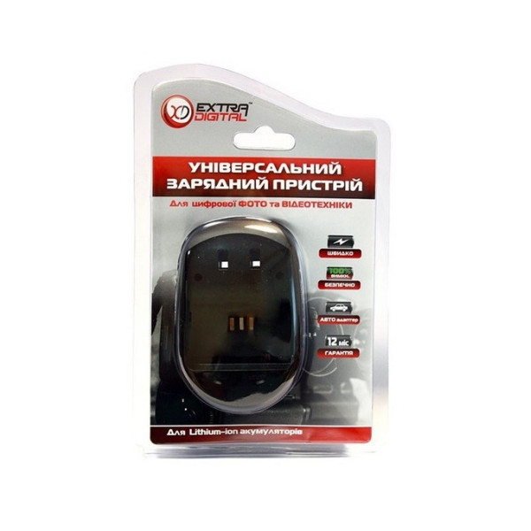 Зарядний пристрій ExtraDigital DC-100 для Panasonic CGR-D120, D220, D320, CGR-D08, DMW-BL14, CGR-S602A (DV00DV2021)