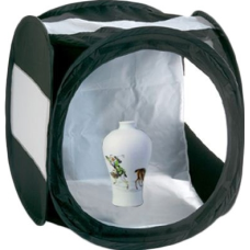 Лайткуб (фотобокс) Mircopro LT-016 80х80х80см черный с белым фоном