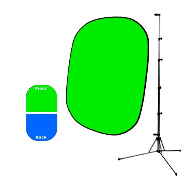 Фон Savage Infinity Collapsible Chroma Green/Blue 1.52mx 1.83m (зі стійкою)