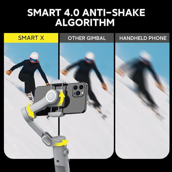 Трехосевой стабилизатор AOCHUAN Professional Gimbal Stabilizer SMART X (Grey)