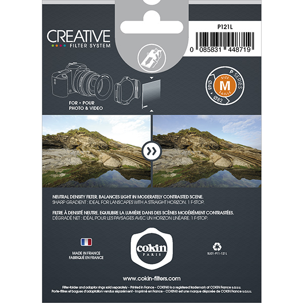 Светофильтр Cokin Grad. Neutral Grey G2-Light (ND2) (0.3) P 121L