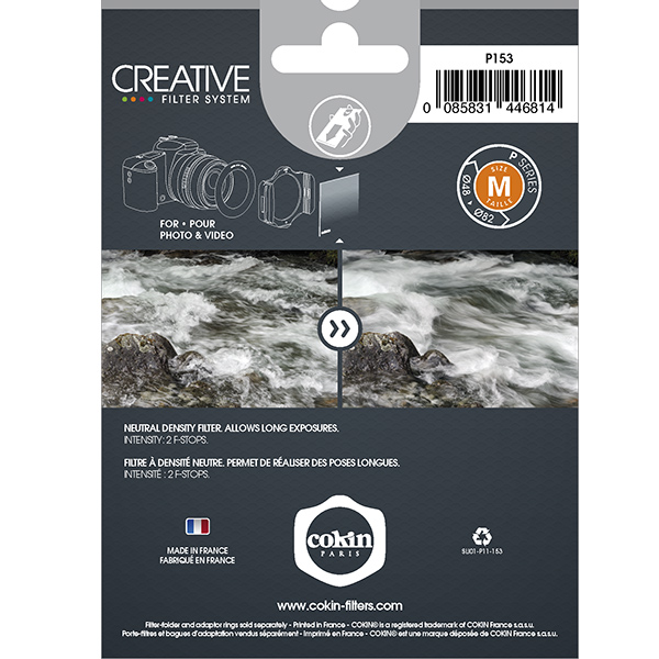 Светофильтр Cokin Neutral Grey ND4 (0.6) P 153