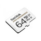 Карта пам'яті microSDXC (UHS-1 U3) SanDisk High Endurance 64 ГБ класу 10 V30 (100 Мбіт/с) (адаптер SD)