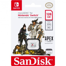 Карта пам'яті microSDXC (UHS-1) SanDisk для Nintendo Switch Apex Legends 128 ГБ (R 100 Мб/с, W 90 Мб/с)
