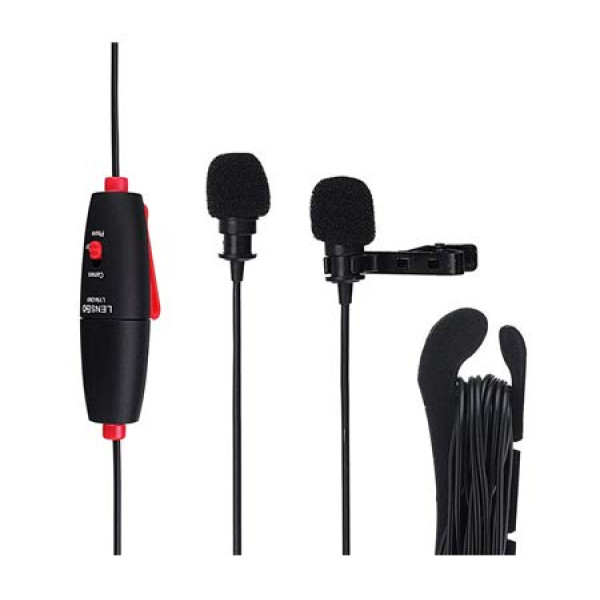 Петличний мікрофон Lensgo DM1 dual
