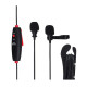 Петличний мікрофон Lensgo DM1 dual