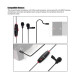 Петличний мікрофон Lensgo DM1 dual